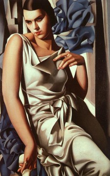 マダム M の肖像画 1930 年現代タマラ・デ・レンピッカ Oil Paintings